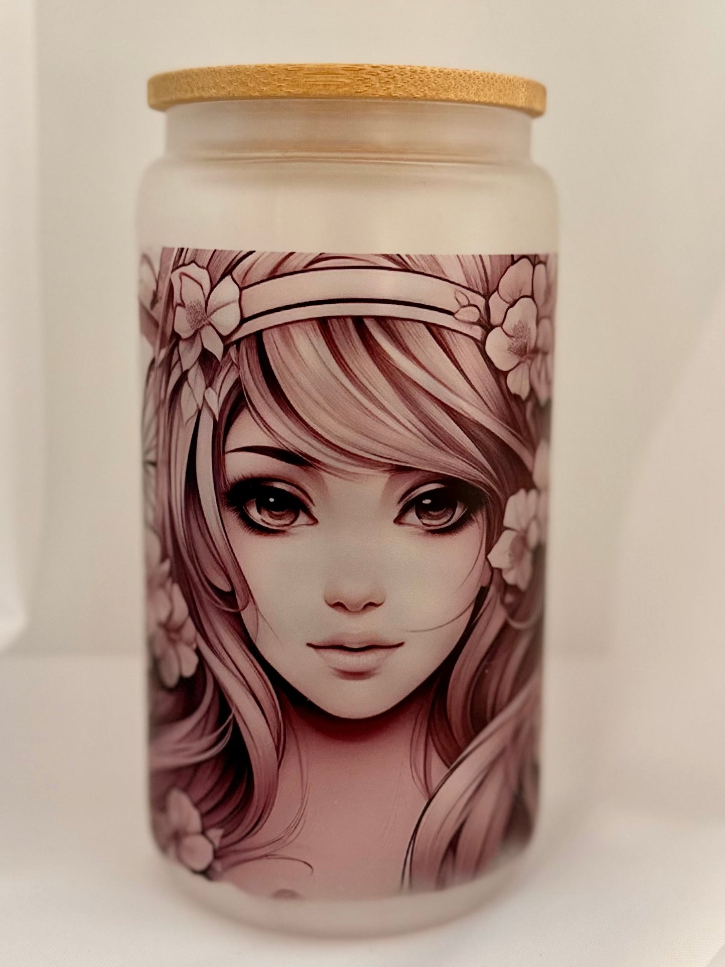 Beautiful Version of Myself Frosted Glass Tumbler