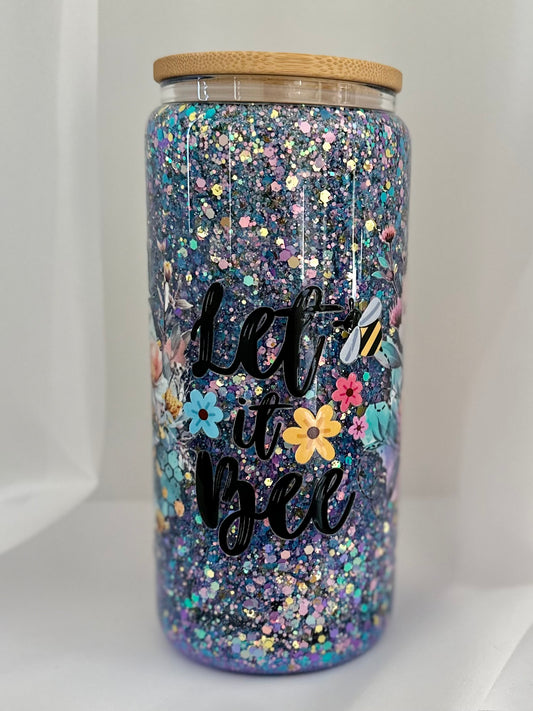 Let It Bee Snow Globe Tumbler