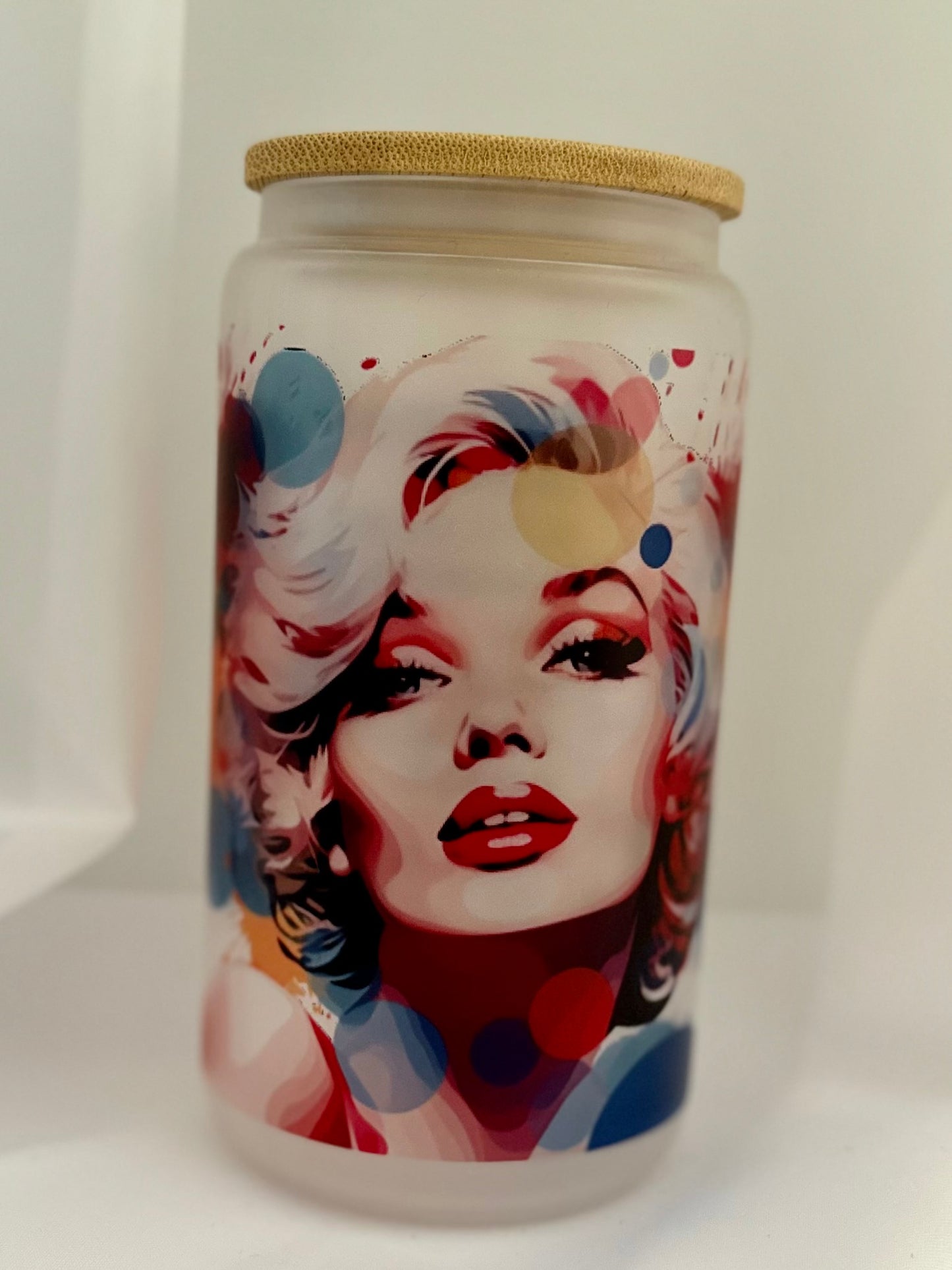 Marylin Affirmations Frosted Glass Tumbler