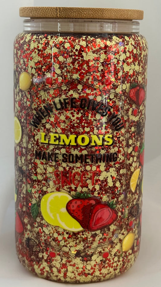 When Life Gives You Lemons Snow Globe Tumbler